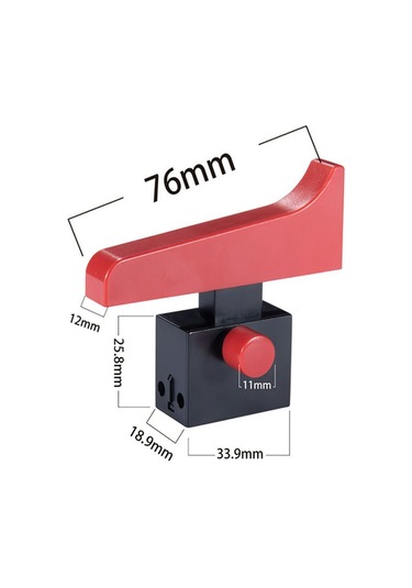 Elektrikli El Aletleri Makine Anahtarı 5a-8 Yüksek Güçlü Matkap Kesmemakinesi Tetik Anahtarı Tilki