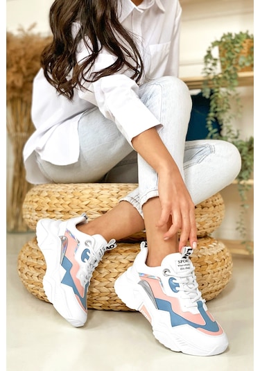 Dark Seer Ds.pmd239k2110 Sneaker 2025 Kadın Beyaz-mavi
