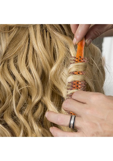 Suntek Curling Roller Saç Fırçası Ön Perçem Kaldırma Yuvarlak Saç Şekillendirme Fırçası