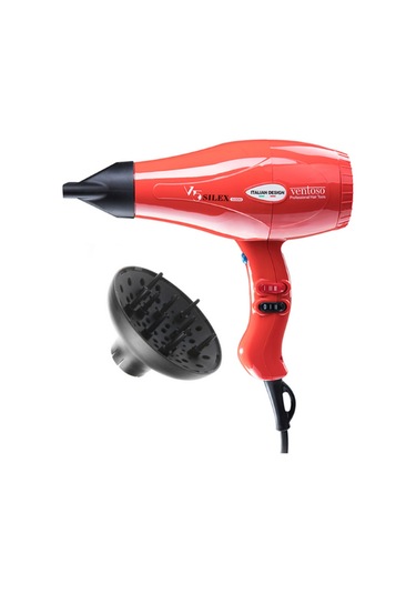 Ventoso V5 Silex5000 Saç Şekillendirme Seti Kırmızı