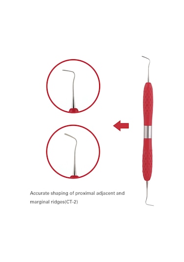 Diş Reçine Dolgusu Estetik Restorasyon Kiti, Silikon Saplı Plastik Şifonyer İçin Uygun Lm Reçine Bıçağı Black