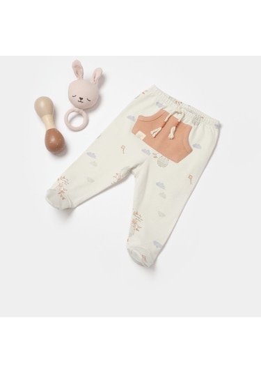 Biorganic Teach Me Patikli Pantolon Kiremit- Mint Yeşil Kiremit - Mint Yeşili