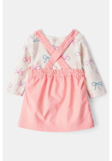 Kız Bebek Salopet Set Ctr-1t567310 Pembe