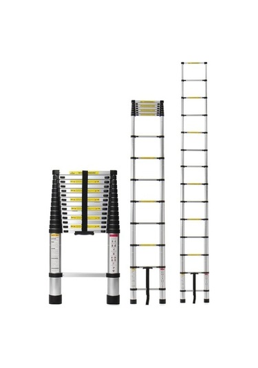 Ebax 2,90mt 10 Basamaklı Teleskopik Merdiven