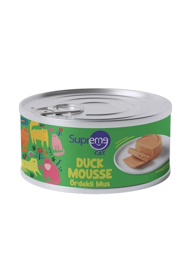 Supreme Cat Ördekli Mus Konserve Kedi Maması 6 x 85 G