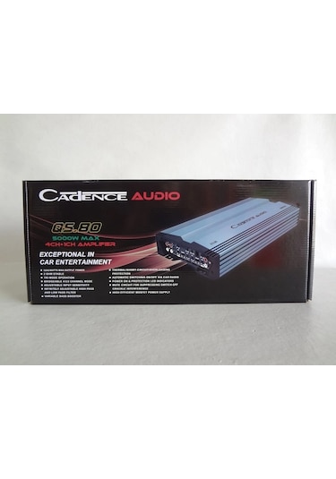 Cadence Q5.80 5 Kanallı 5000 Watt Bass Kontrollü Oto Amfi