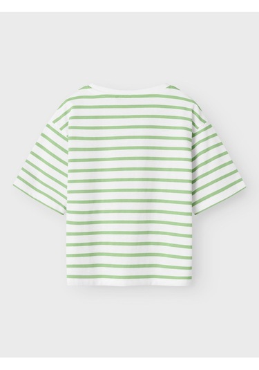Name It Nkfvitanni Ss Short Rlx Top Unisex Çocuk T-shirt 13241646 Yeşil