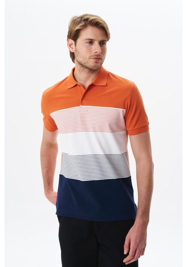 Arma Erkek Regular Fit Çok Renkli % 100 Pamuk Pike Polo Yaka Tişört Y29374355002 Pembe