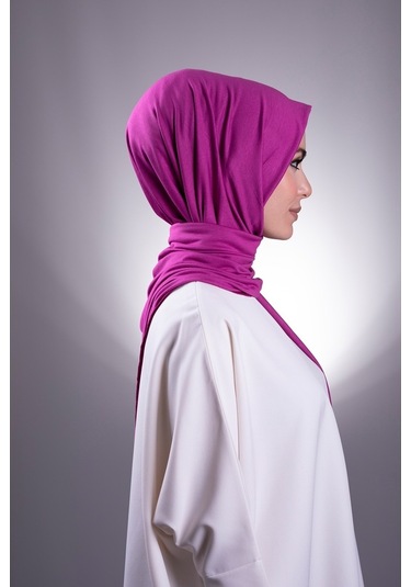 Şarabi Düz Klasik Şal Viskon Kumaş Likralı Penye 202101_08