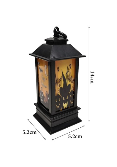 Fener Simülasyon Işıkları, Cadılar Bayramı İçin Korkutucu Parti Süslemeleri, Metal Askı Halkalı Balkabağı Desenli Rüzgar Çanları, Kaliteli Malzeme 2 Adet Çok Renkli