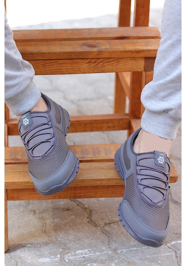 Vojo 4359 Comfort Taban Bağcıksız Anorak Erkek Spor Ayakkabı 267800000225 11 Füme
