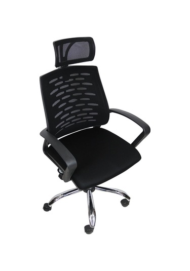 Koltukstilim Berlin Medium Fileli Müdür Koltuğu Siyah