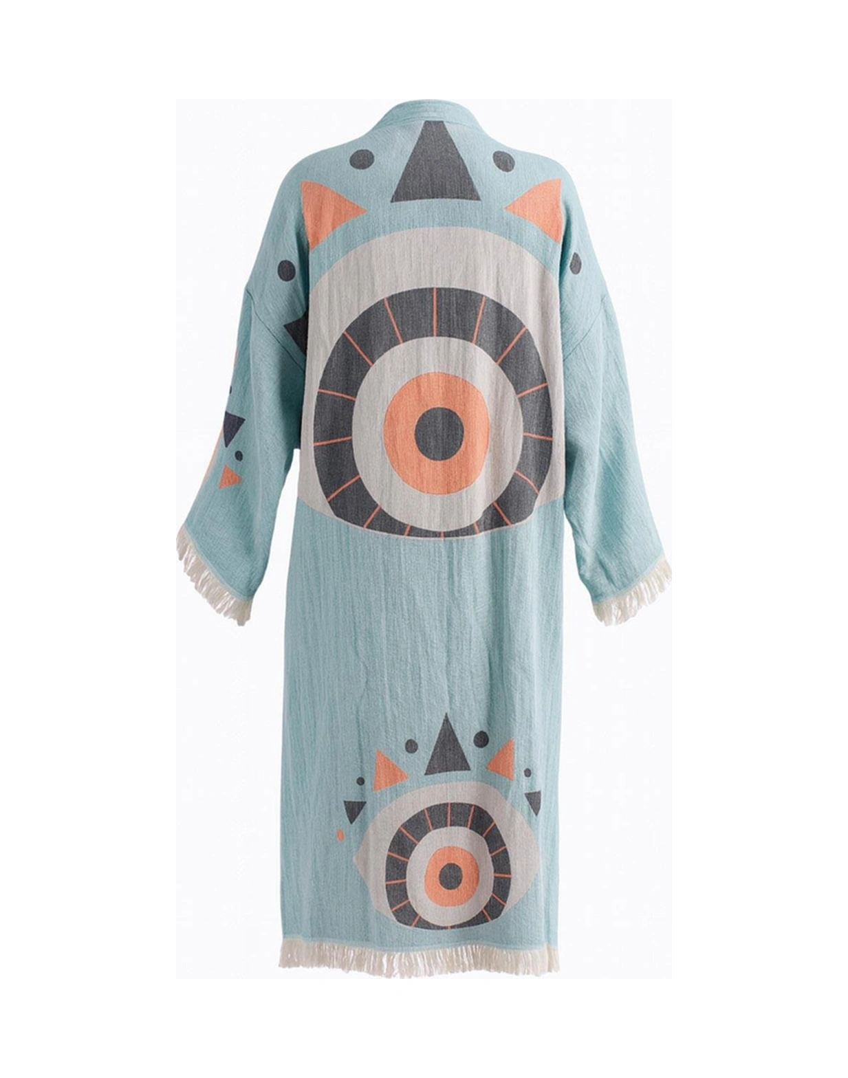 Brandsmithshop Mavi Evil Eye Kimono Çok Renkli