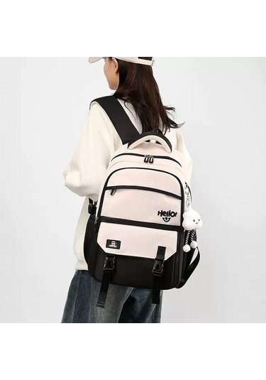 İlkokul Çocuklarına Özel Şık Ve Konforlu Günlük Okul Sırt Çantası Siyah