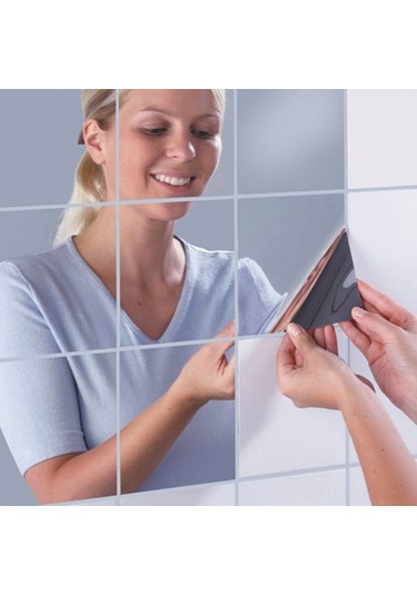 Qingmipy Kendinden Yapışkanlı Esnek Pet Ayna Çıkartmaları - Ev Dekorasyonu İçin Pratik Ve Şık Çözümler Diğer