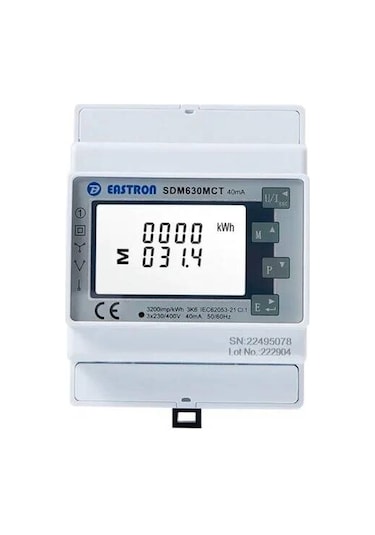 Eastron Sdm630-mct Trifaz Akıllı Sayaç Ct'li