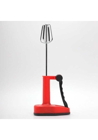 Besthome1 Ev Kullanımı Mini El Mikser, Kek Ve Krema İçin Döner Basma, Pastane Aleti, Kırmızı Diğer Diğer