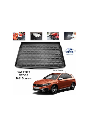 Fiat Egea Cross Bagaj Havuzu Paspası 2021-2022