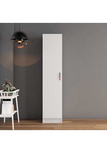 tanmob 1 Kapılı Gardrop Beyaz - Grd0301