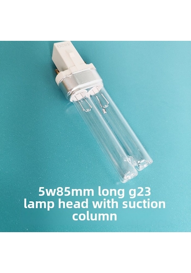 Qingmipy H-şekilli Uv C Dezenfeksiyon Lambası, Kuvars Işık Kaynağı, 5w 85mm, G23 Başı, 8000+ Saat Ömür, Ev/okul İçin Bakteri Virüs Öldürücü