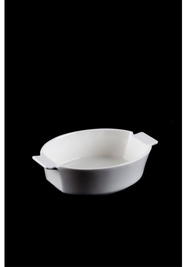Acar Porselen 17.6X12X4.7 CM Fırın Kabı 010845 Beyaz
