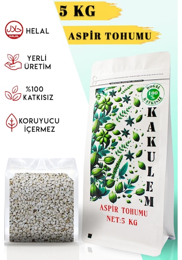 Kakulem Sertifikalı Sultan Papağan Yemi Aspir Tohumu 5 Kg