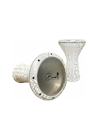 Çatlak Desenli Mısır Darbuka + Üçgen Zil + Taşıma Kılıfı