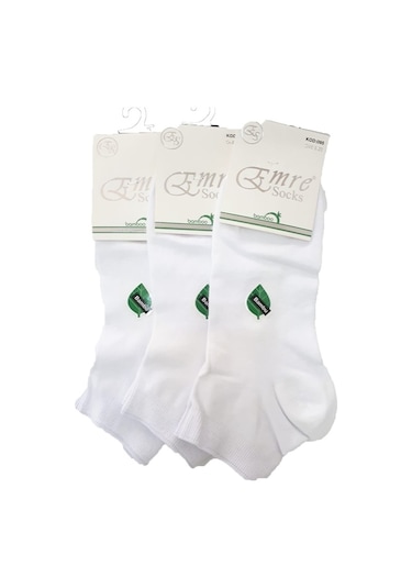 Emre Erkek Bambu Kısa Patik Çorap 6 Lı  Paket