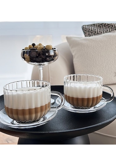 Mis Kitchen 2 Adet 250 Ml Soğuk , Sıcak Kahve Bardağı