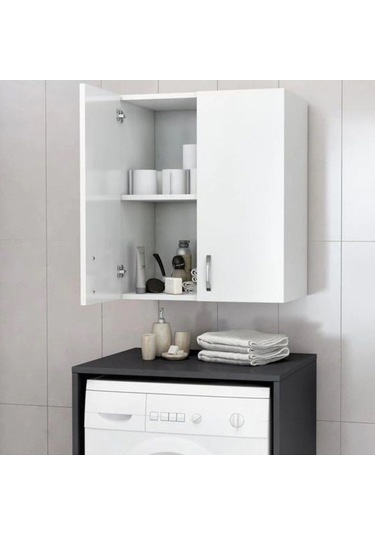 Kobiç 2 Kapaklı Çok Amaçlı Banyo Ve Mutfak Dolabı 70X25X70 Cm