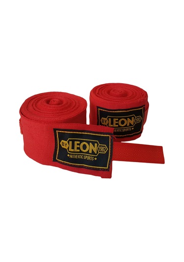 Leon Elastik Boks, Kick Boks Ve Muay Thai Bandajı 7 Metre Kırmızı