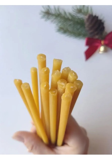 Svecnaa Amelico Doğal Balmumu Mumları El Yapımı 20 Adet 368056436 Aromatik