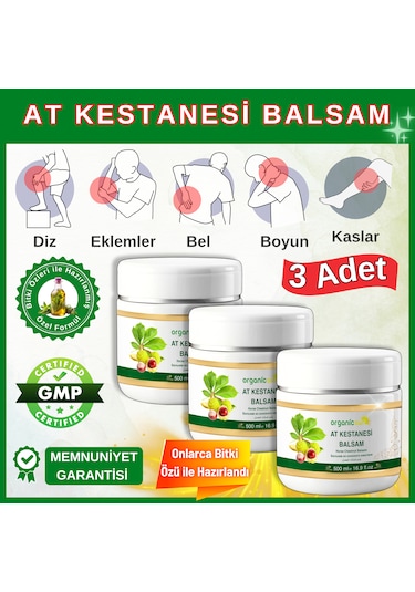 Organicsun At Kestanesi Balsamı 3 x 500 ML