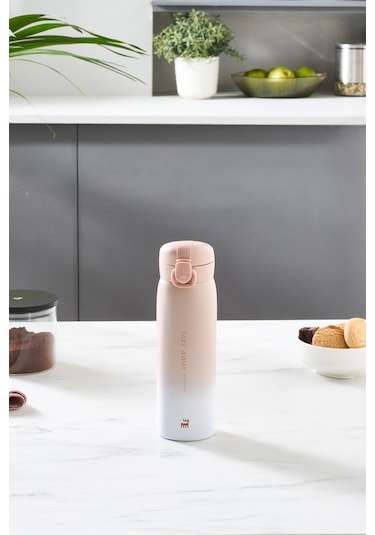 Karaca Skyfall Çelik Sızdırmaz Termos Pembe 500 ml