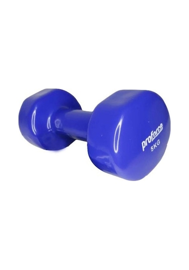 Proforce Vdb Dışı Vinil Kaplı Içi Çelik Döküm Ağırlık Dambıl Mavi 5 KG