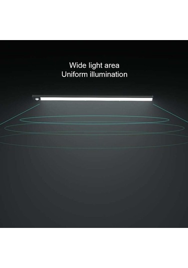 150lm Led Hareket Sensörlü Dolap Işığı Şarj Edilebilir Pil 30 Cm - Perfet Diğer