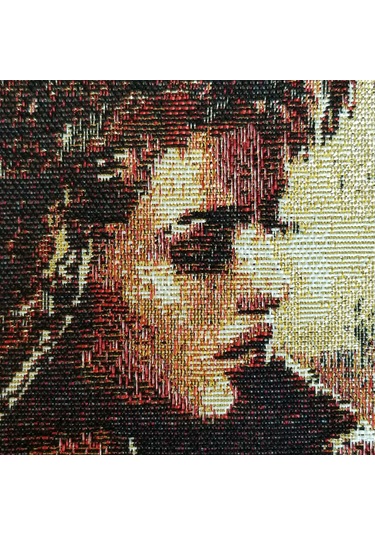 K39-Dokuma Goblen Kırlent Kılıfı