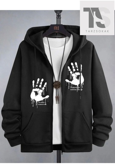 Adrift 23 Logo Sweatshirt Fermuarlı Hırka