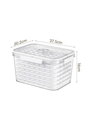 Büyük Kapasiteli Buz Yapma Ve Saklama Kabı Beyaz