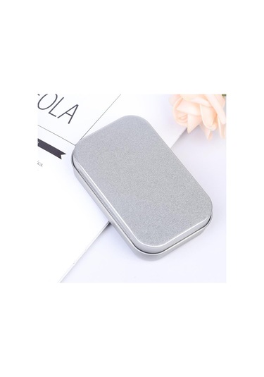 Hayatta Kalma Kiti Teneke Küçük Boş Metal Teneke Kapaklı Saklama Kutusu Kasa Düzenleyici Para Madeni Para Şeker Anahtar Gümüş