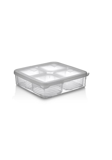 Klassy Line Saklama Seti 4+1 1,60 Lt +0,25 Lt 4 Lü Kahvaltılık Orta Boy Şeffaf