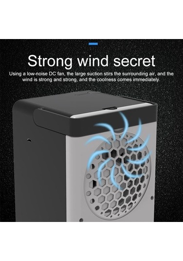 Yue Store Mini Usb Şarj Tv Hava Soğutucu Siyah 5923 Siyah