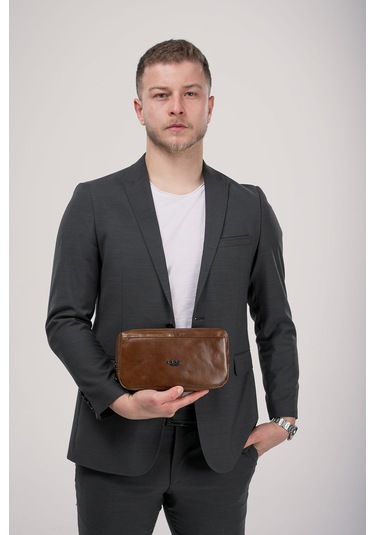 Ççs Erkek El Çantası Ccs31612 Kahve Kahve Kahverengi