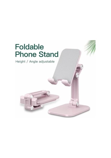 Springsun Ayarlanabilir Katlanabilir Telefon Tablet Standı, Taşınabilir Masaüstü Tutucu Tasarruflu Tasarım