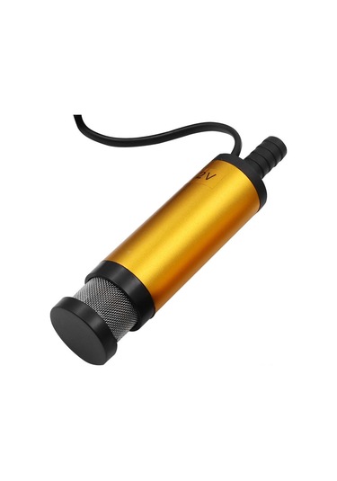 Geeksen 38mm Dc5v/12v/24v Elektrikli Akü Pompa - Dizel Yağ Su Çekici, Dış Filtreli Gümüş Kelepçe Tipi, Renkli Kutuda