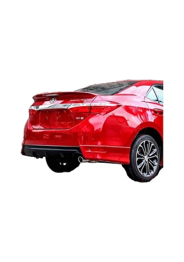 Toyota Corolla 2014+ Uyumlu Yedek Parça Işıklı Spoiler Plastik