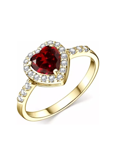 Gold Plaza Jewelry Taşlı 925 Ayar Gümüş Kuyumcu Yüzük 196213534 Krem