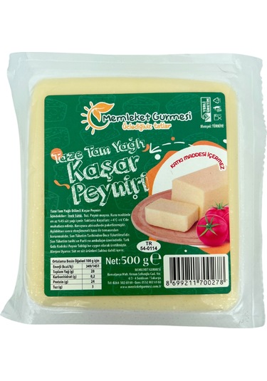 Kaşar Peyniri 500 Gr Mg-3862