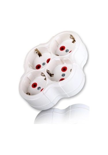 Fetih Dörtlü Topraklı Fişli Priz Diğer