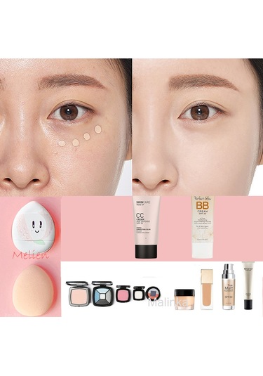 Melien Meyve Desenli Mini Puf Parmak Yüz Makyaj Süngeri 2'li